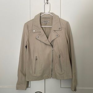 Calvin Klein Jeans Pleather Moto Jacket size Medium